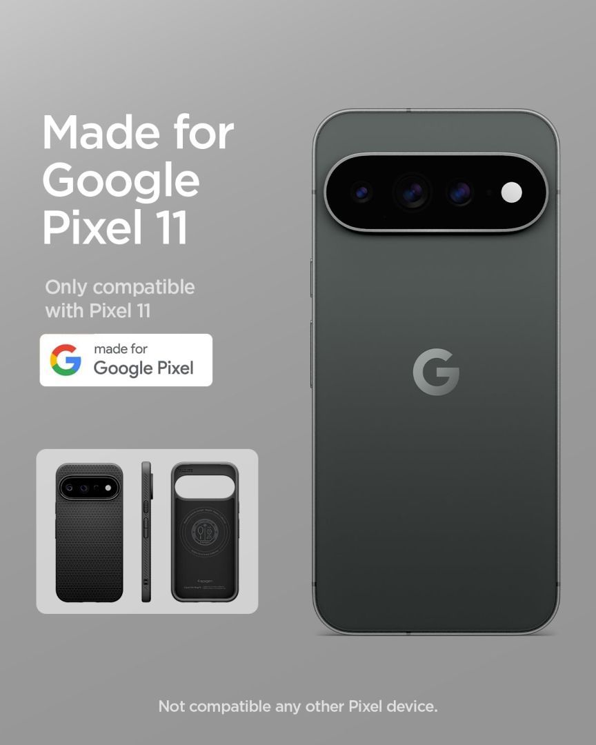 Spigen Liquid Air MagSafe case for Google Pixel 11 Matte Black Spigen Liquid Air MagSafe case for Google Pixel 11 Matte Black