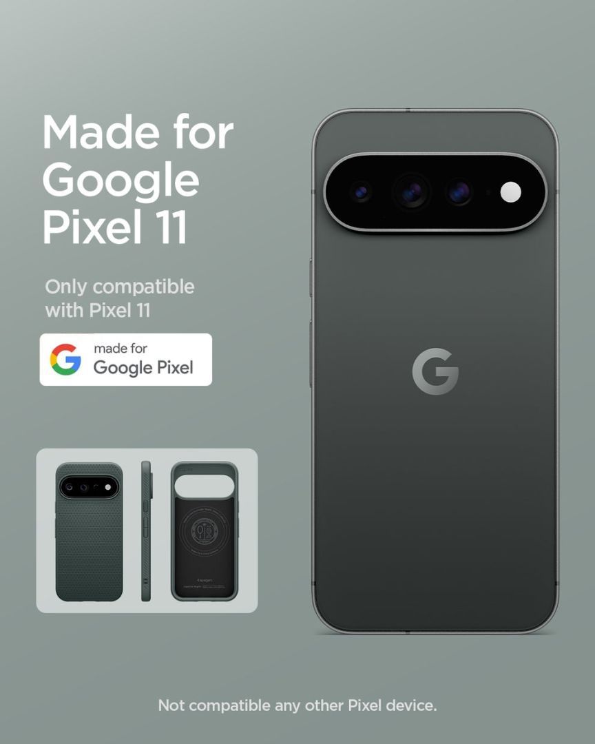 Spigen Liquid Air MagSafe case for Google Pixel 11 Abyss Green