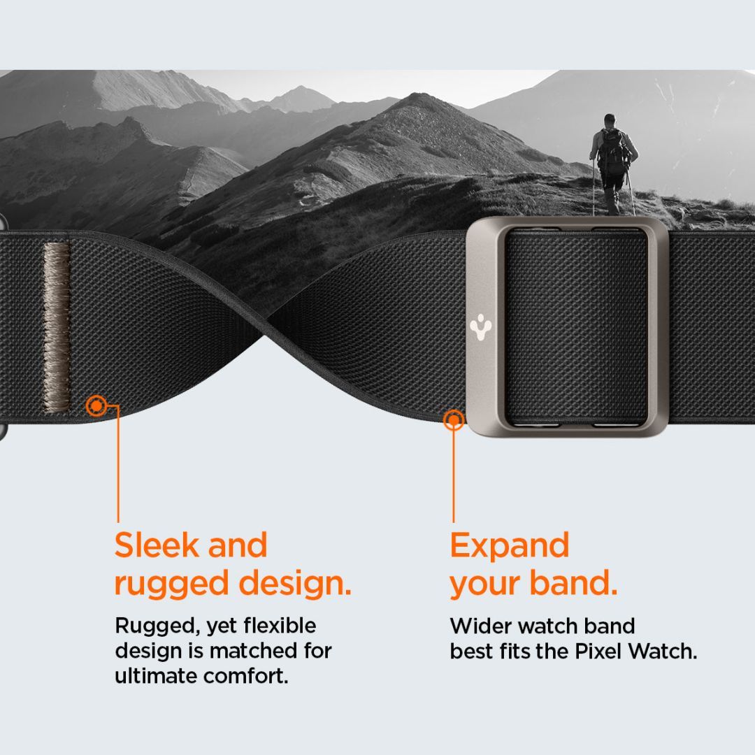 Spigen Lite Fit Band for Google Pixel Watch 5/4/3 41mm/2/1 Black Spigen Lite Fit Band for Google Pixel Watch 5/4/3 41mm/2/1 Black