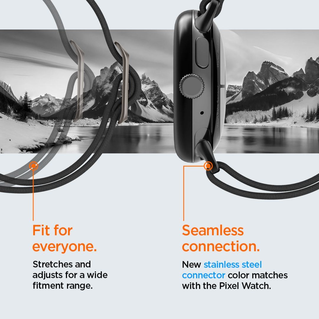 Spigen Lite Fit Band for Google Pixel Watch 5/4/3 41mm/2/1 Black Spigen Lite Fit Band for Google Pixel Watch 5/4/3 41mm/2/1 Black