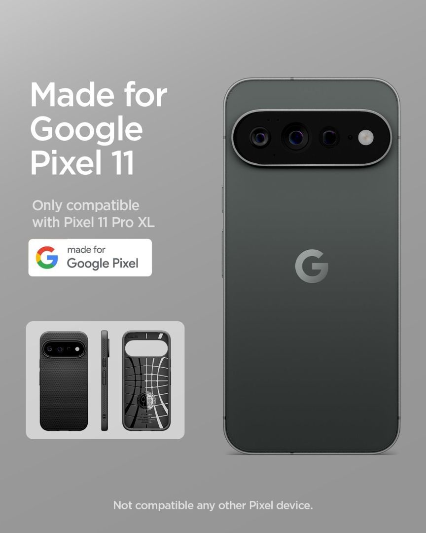 Spigen Liquid Air case for Google Pixel 11 Pro XL Matte Black Spigen Liquid Air case for Google Pixel 11 Pro XL Matte Black