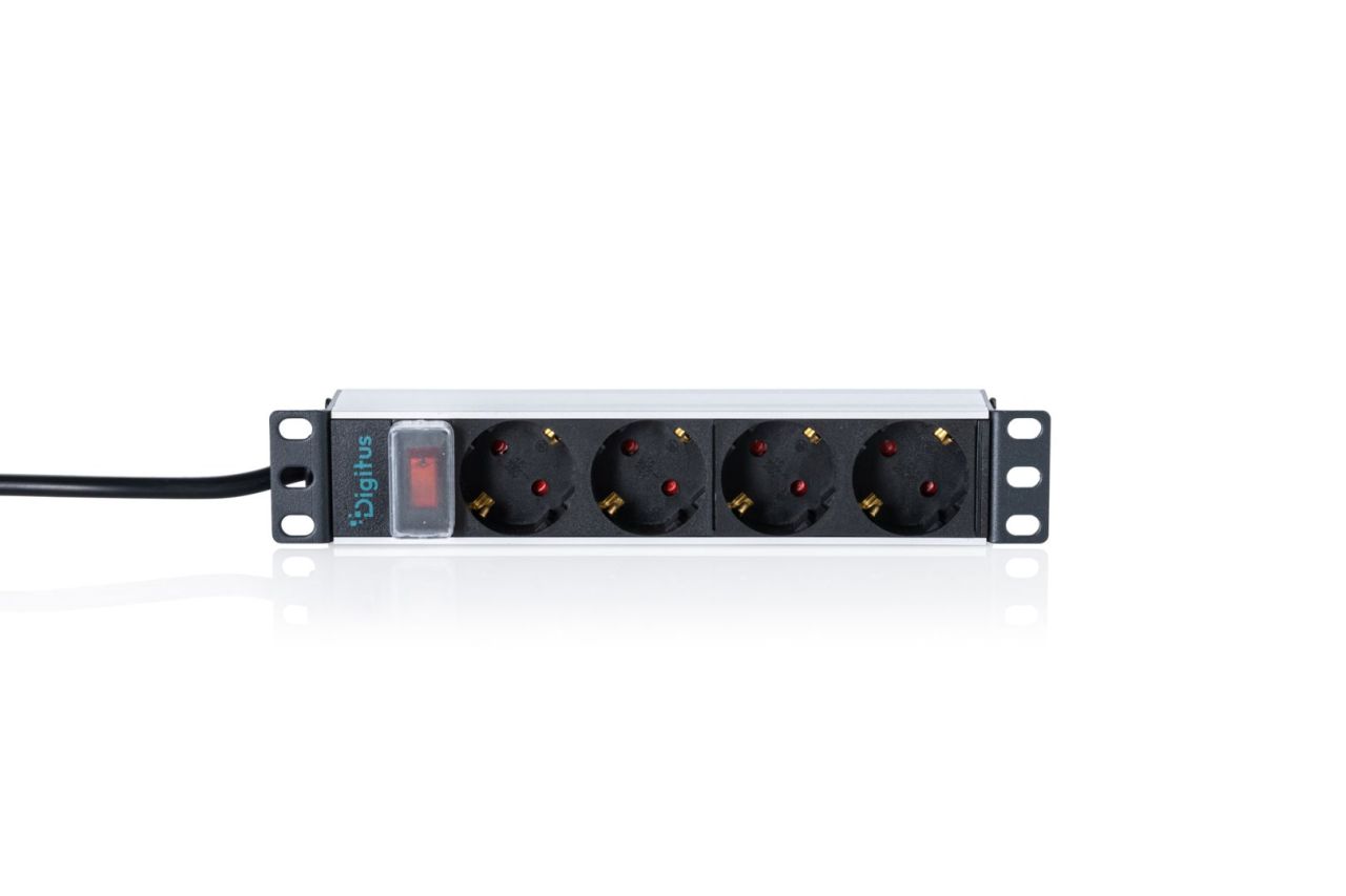 Digitus DN-95418-S Túlfeszültségvédő 4DIN 2m Black/White Digitus DN-95418-S Túlfeszültségvédő 4DIN 2m Black/White