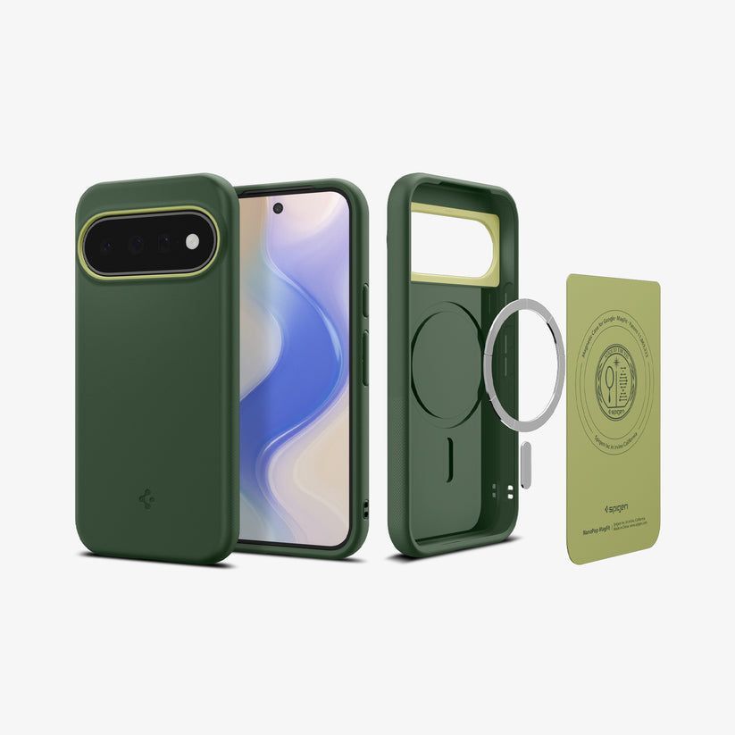 Spigen Nano Pop MagSafe case for Google Pixel 11 Avo Green Spigen Nano Pop MagSafe case for Google Pixel 11 Avo Green