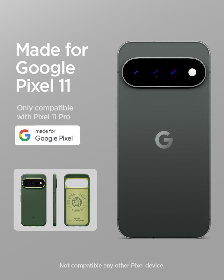 Spigen Nano Pop MagSafe case for Google Pixel 11 Pro Avo Green Spigen Nano Pop MagSafe case for Google Pixel 11 Pro Avo Green