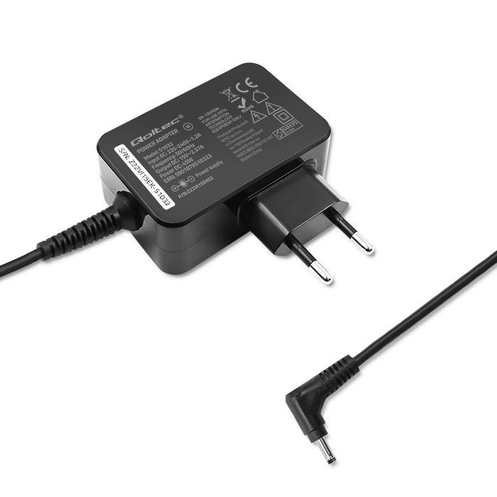 Qoltec 51032 19V / 2,37A 45W 3x1mm Asus hálózati notebook töltő Qoltec 51032 19V / 2,37A 45W 3x1mm Asus hálózati notebook töltő