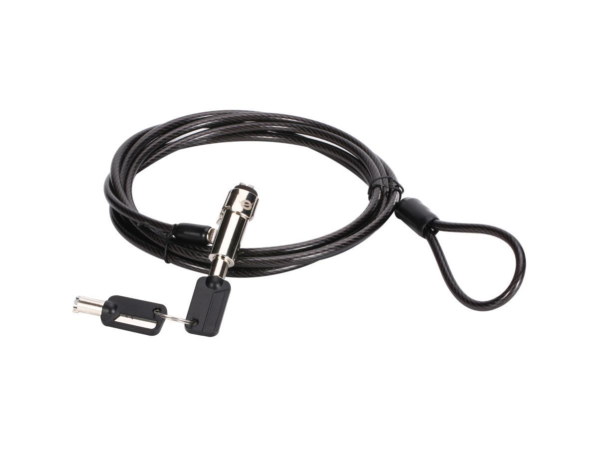 Conceptronic CUSTODIO02BNM Keyed Laptop Lock Master Keyed Compatible 1,8m Black Conceptronic CUSTODIO02BNM Keyed Laptop Lock Master Keyed Compatible 1,8m Black
