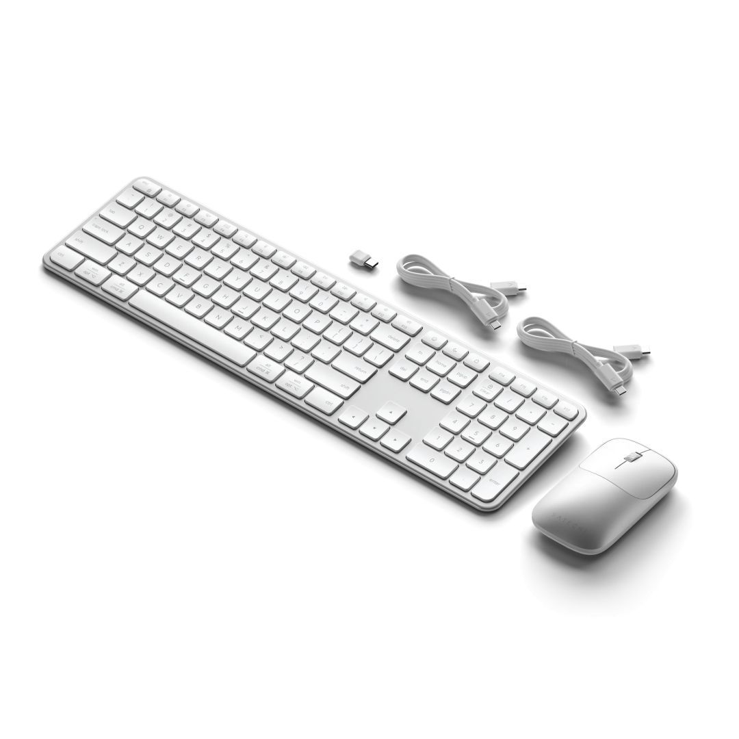 Satechi Slim CEX3 Wireless Bluetooth Keyboard Combo Silver Satechi Slim CEX3 Wireless Bluetooth Keyboard Combo Silver