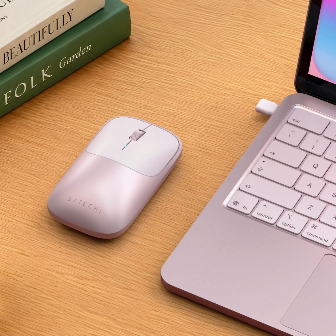 Satechi Slim EX Wireless Bluetooth Mouse Blush