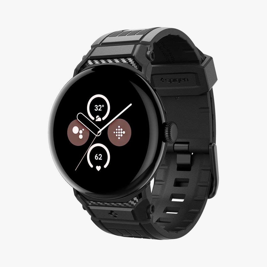 Spigen Rugged Band for Google Pixel Watch 5/4/3 45mm Matte Black Spigen Rugged Band for Google Pixel Watch 5/4/3 45mm Matte Black