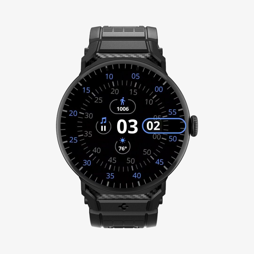 Spigen Rugged Band for Google Pixel Watch 5/4/3 45mm Matte Black Spigen Rugged Band for Google Pixel Watch 5/4/3 45mm Matte Black