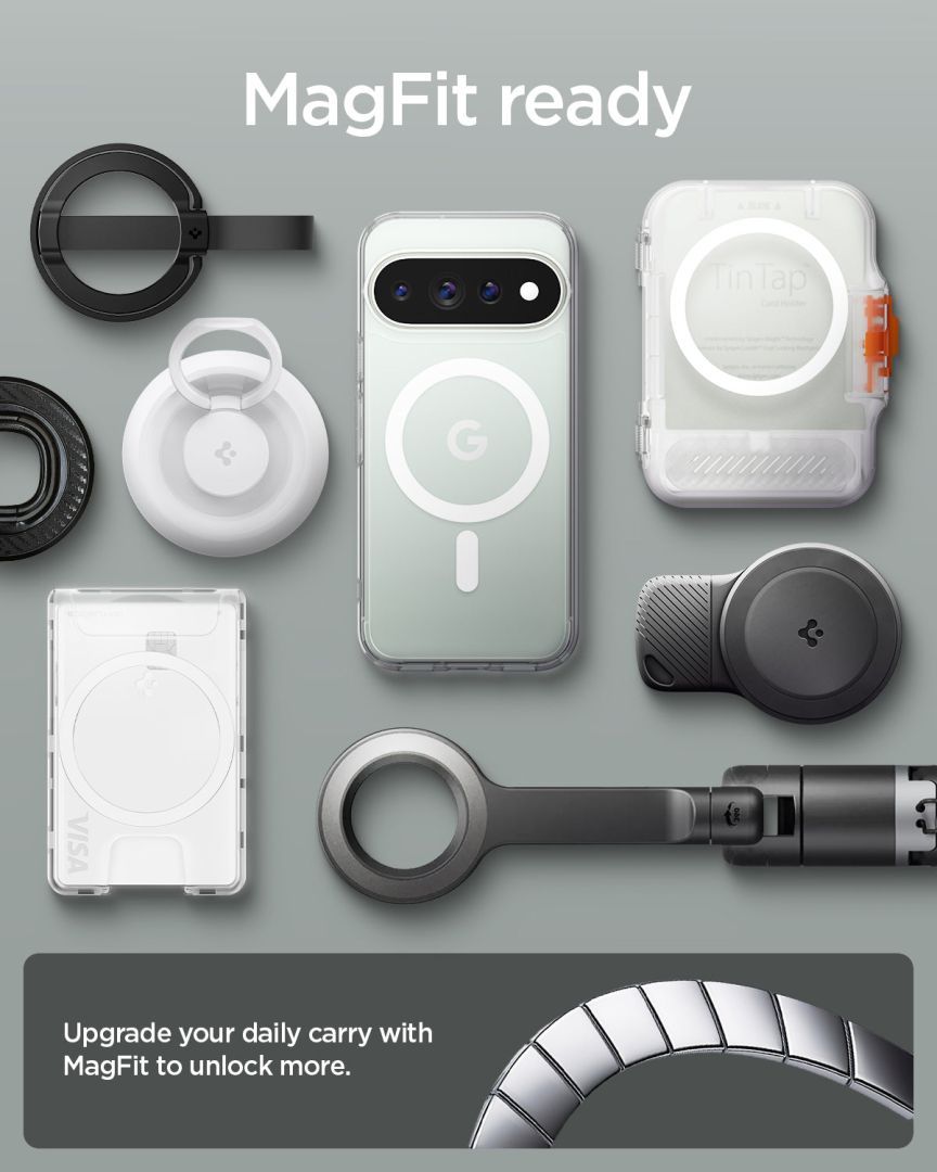 Spigen Ultra Hybrid MagSafe case for Google Pixel 11 Pro Clear White Spigen Ultra Hybrid MagSafe case for Google Pixel 11 Pro Clear White