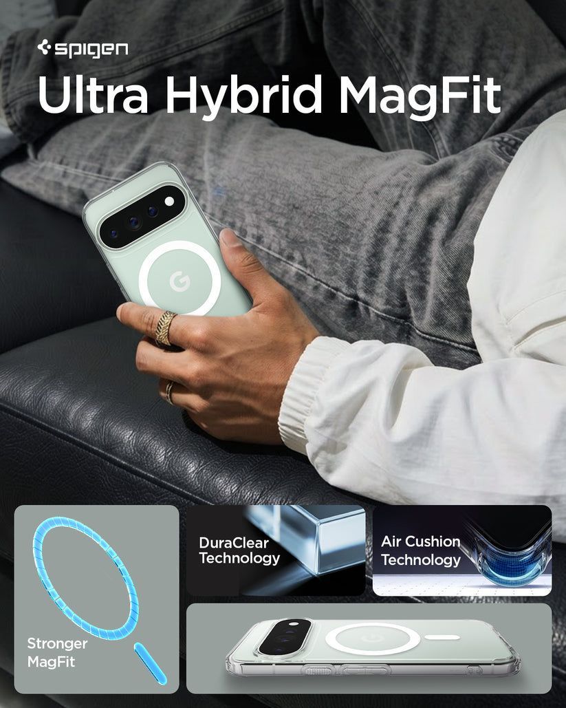 Spigen Ultra Hybrid MagSafe case for Google Pixel 11 Pro Clear White Spigen Ultra Hybrid MagSafe case for Google Pixel 11 Pro Clear White