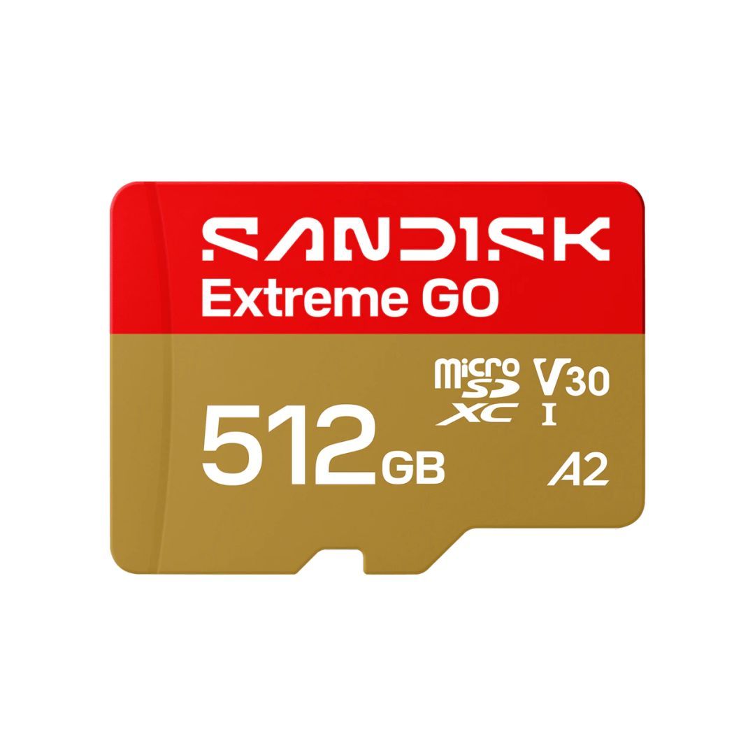 Sandisk 512GB microSDXC Extreme GO UHS-I U3 V30 A2 adapter nélkül Sandisk 512GB microSDXC Extreme GO UHS-I U3 V30 A2 adapter nélkül