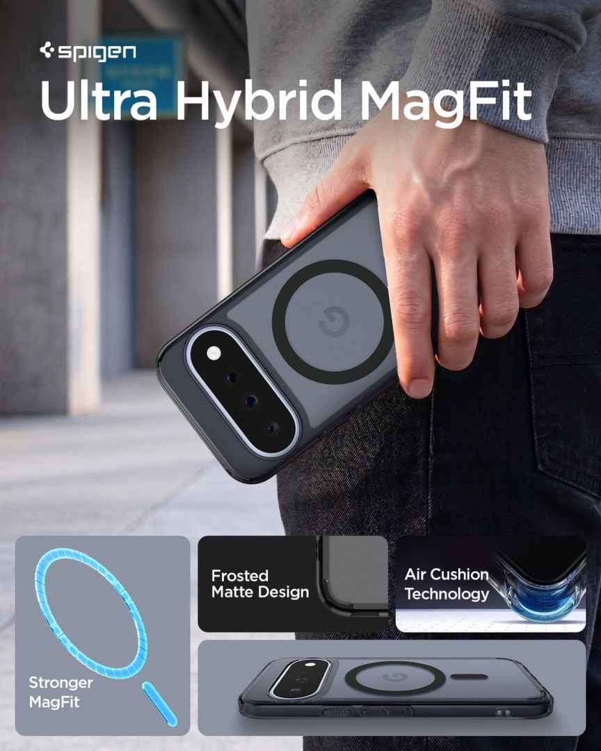 Spigen Ultra Hybrid MagSafe case for Google Pixel 11 Frost Black Spigen Ultra Hybrid MagSafe case for Google Pixel 11 Frost Black