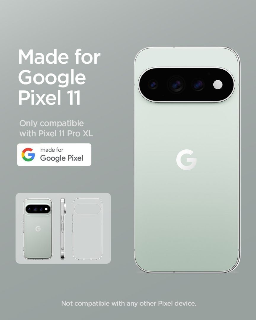Spigen Ultra Hybrid case for Google Pixel 11 Pro XL Crystal Clear Spigen Ultra Hybrid case for Google Pixel 11 Pro XL Crystal Clear