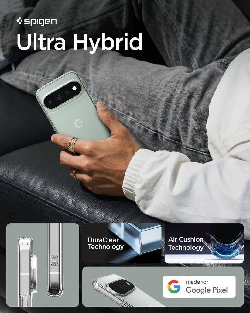 Spigen Ultra Hybrid case for Google Pixel 11 Pro XL Crystal Clear Spigen Ultra Hybrid case for Google Pixel 11 Pro XL Crystal Clear