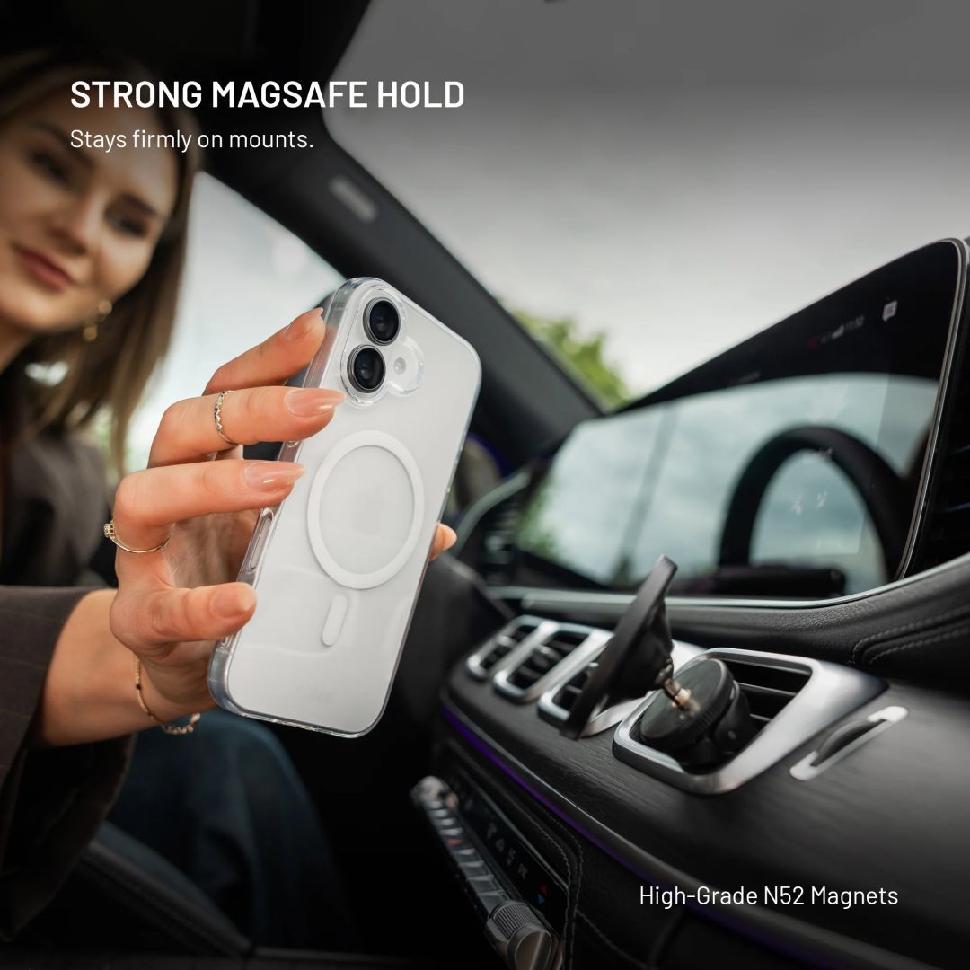 FIXED MagStory AntiUV TPU géltok MagSafe támogatással Samsung Galaxy A37 készülékhez, átlátszó