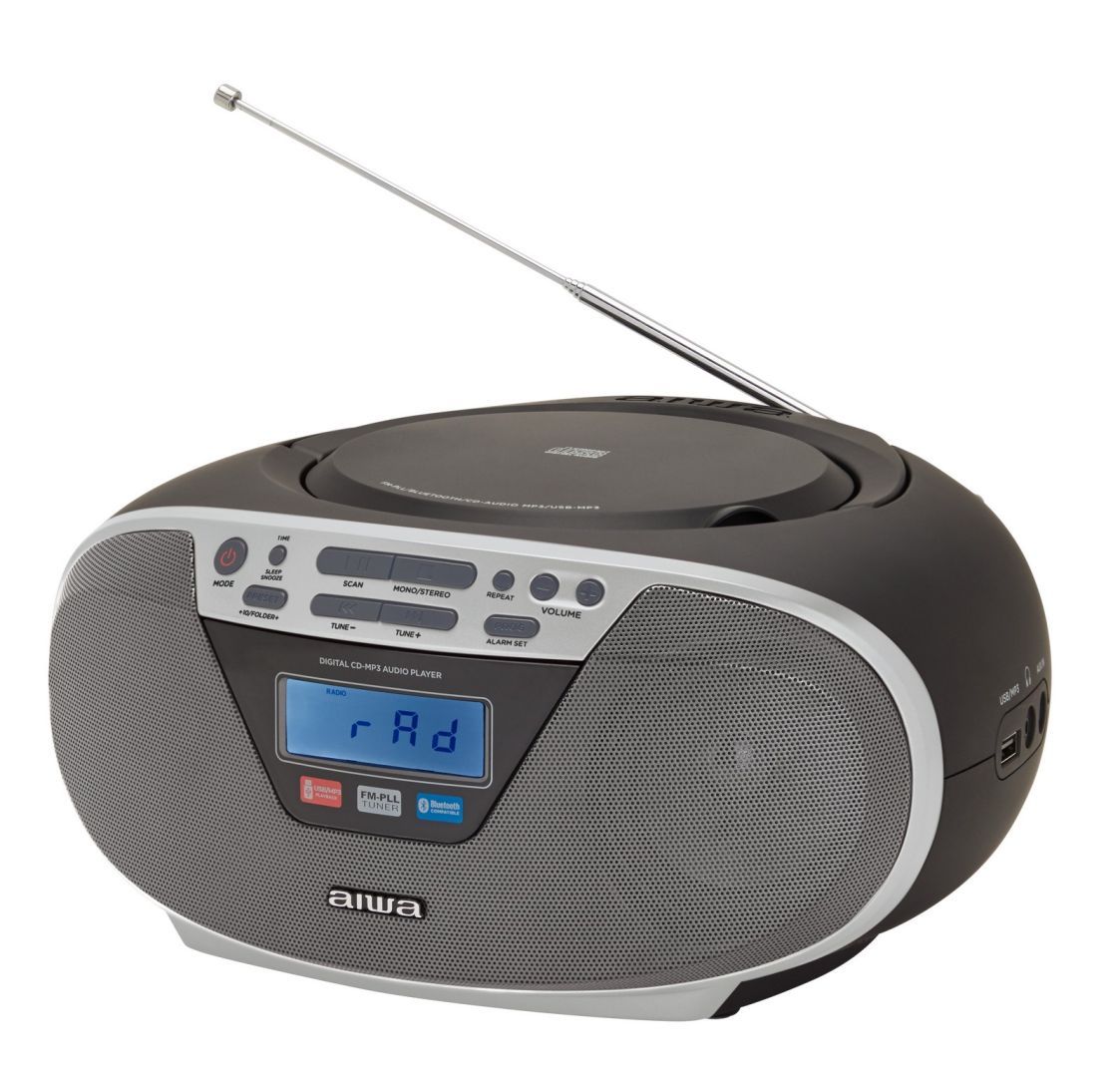 Aiwa BBTU-400 Boombox Silver