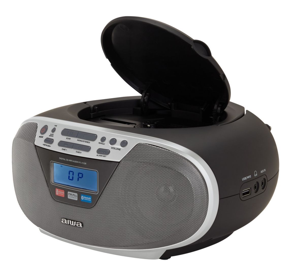 Aiwa BBTU-400 Boombox Silver