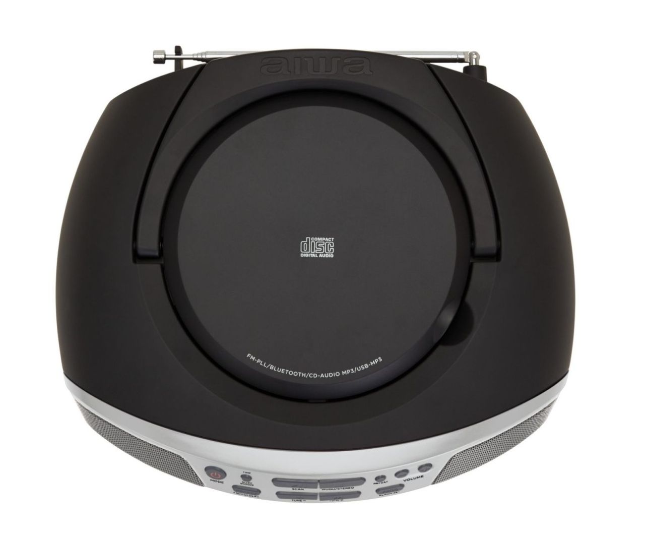 Aiwa BBTU-400 Boombox Silver