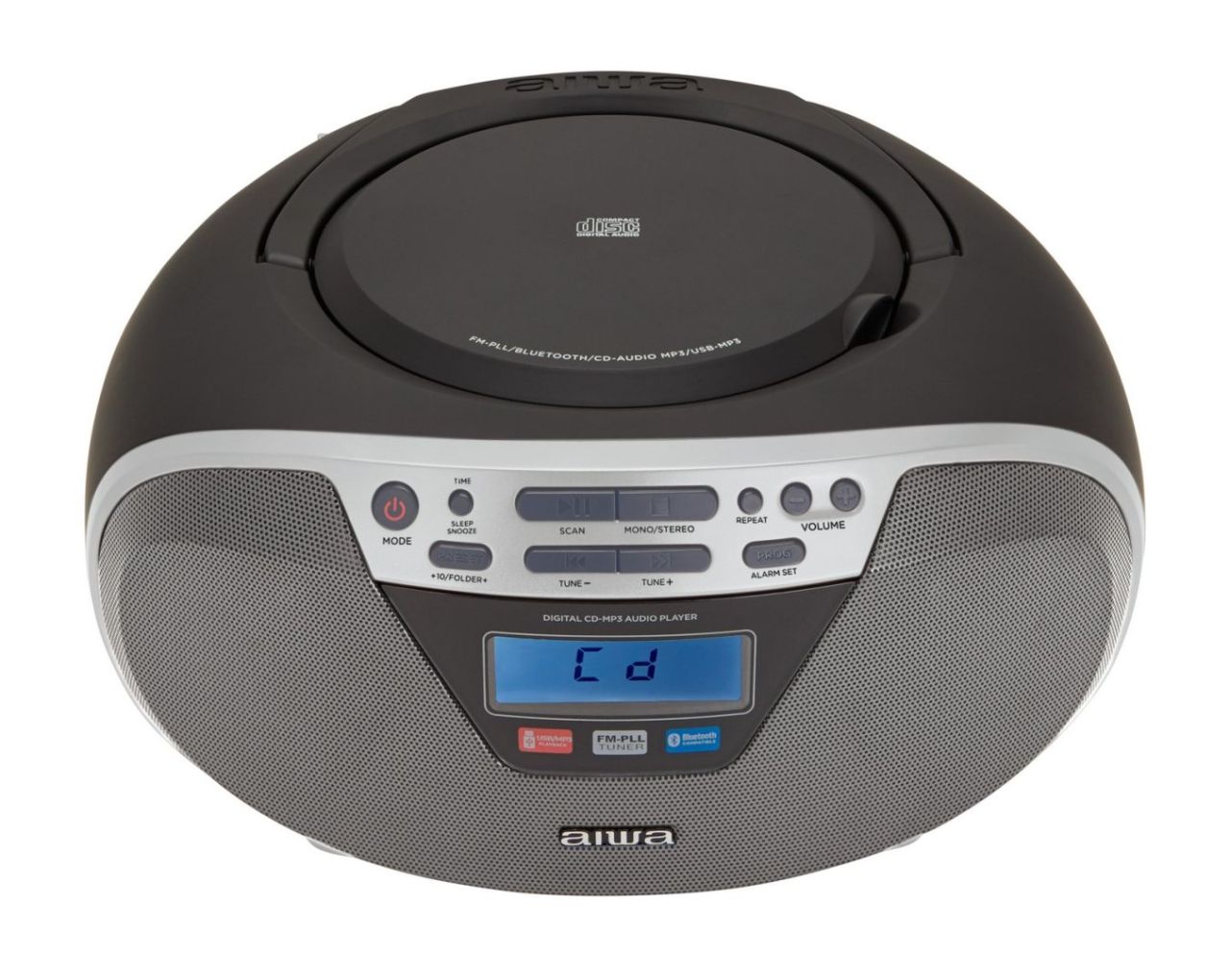 Aiwa BBTU-400 Boombox Silver
