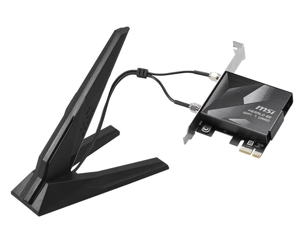 Msi HERALD BE9400 WiFi 7 PCIe Card Msi HERALD BE9400 WiFi 7 PCIe Card