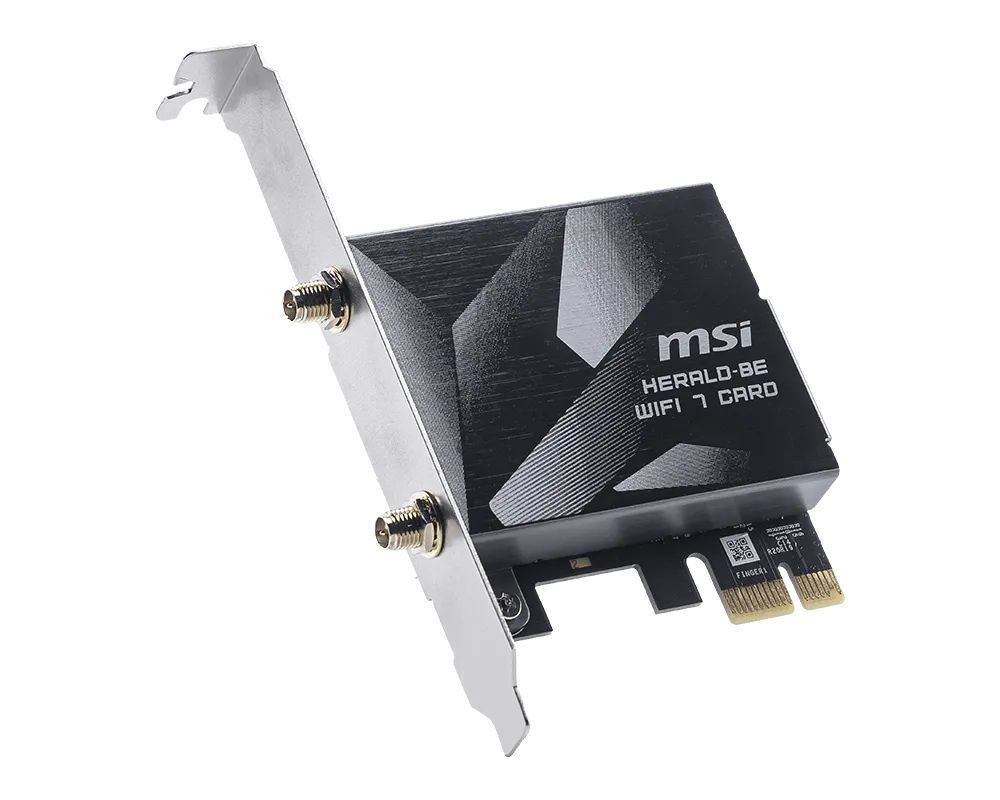 Msi HERALD BE9400 WiFi 7 PCIe Card Msi HERALD BE9400 WiFi 7 PCIe Card
