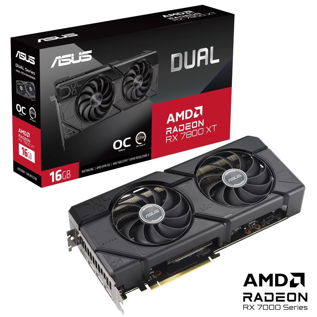 Asus DUAL-RX7800XT-O16G Asus DUAL-RX7800XT-O16G
