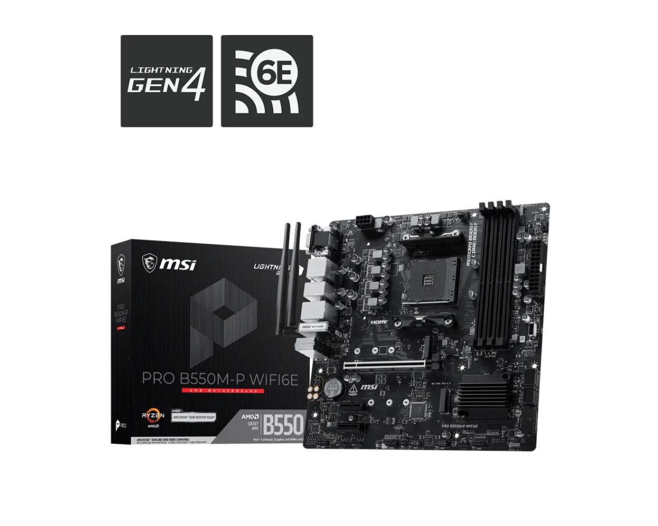 Msi PRO B550M-P WiFi6E Msi PRO B550M-P WiFi6E