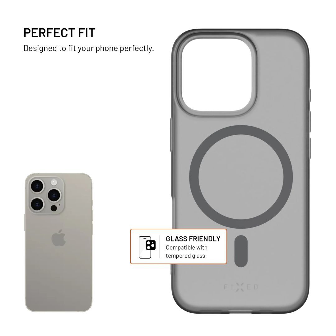 FIXED MagStory TPU géltok MagSafe támogatással Apple iPhone 13-hoz, füstszínű FIXED MagStory TPU géltok MagSafe támogatással Apple iPhone 13-hoz, füstszínű