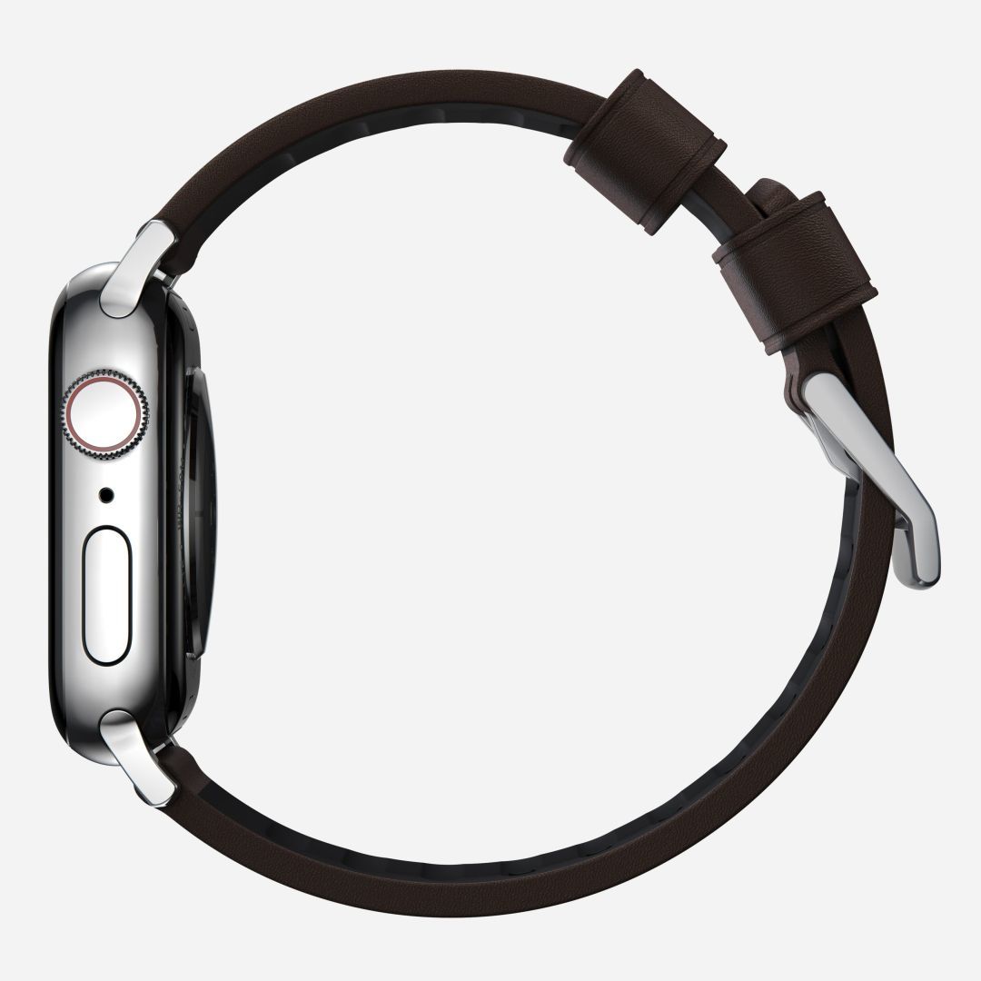Nomad Active Strap Pro for Apple Watch 49mm/46mm/45mm/44mm/42mm Brown/Silver Nomad Active Strap Pro for Apple Watch 49mm/46mm/45mm/44mm/42mm Brown/Silver
