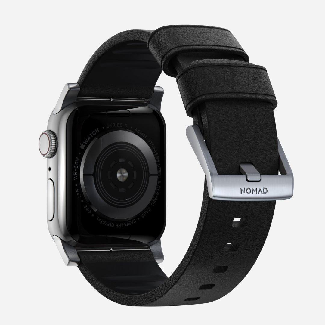 Nomad Active Strap Pro for Apple Watch 49mm/46mm/45mm/44mm/42mm Black/Silver