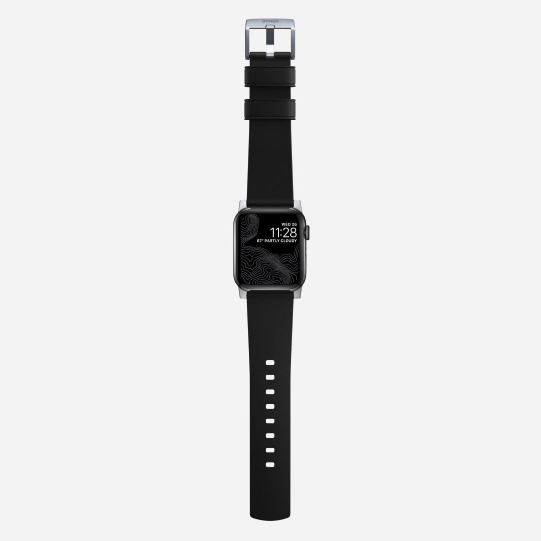 Nomad Active Strap Pro for Apple Watch 49mm/46mm/45mm/44mm/42mm Black/Silver