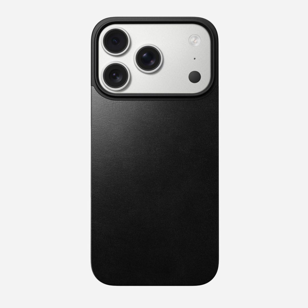 Nomad Magnetic Leather (Horween) Magsafe case for iPhone 17 Pro Black