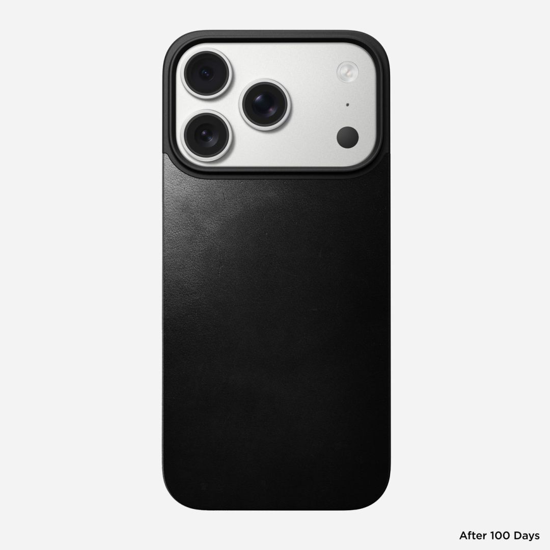 Nomad Magnetic Leather (Horween) Magsafe case for iPhone 17 Pro Black