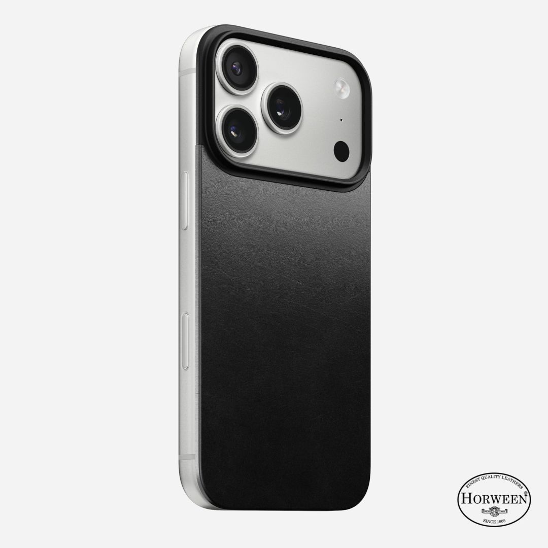 Nomad Magnetic Leather (Horween) Magsafe case for iPhone 17 Pro Black