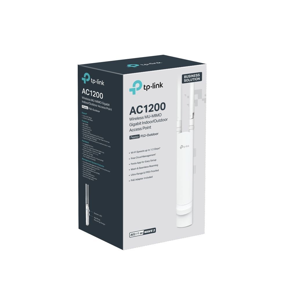 TP-Link Festa F52 AC1200 Outdoor Access Point TP-Link Festa F52 AC1200 Outdoor Access Point