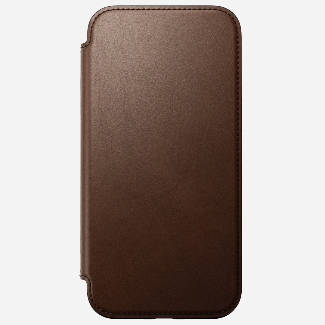 Nomad Modern Leather Folio for iPhone 16 Plus Brown Nomad Modern Leather Folio for iPhone 16 Plus Brown