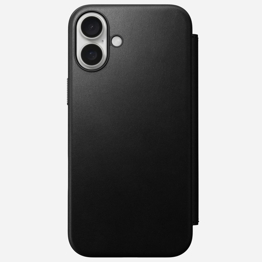 Nomad Modern Leather Folio case for iPhone 16 Plus Black Nomad Modern Leather Folio case for iPhone 16 Plus Black