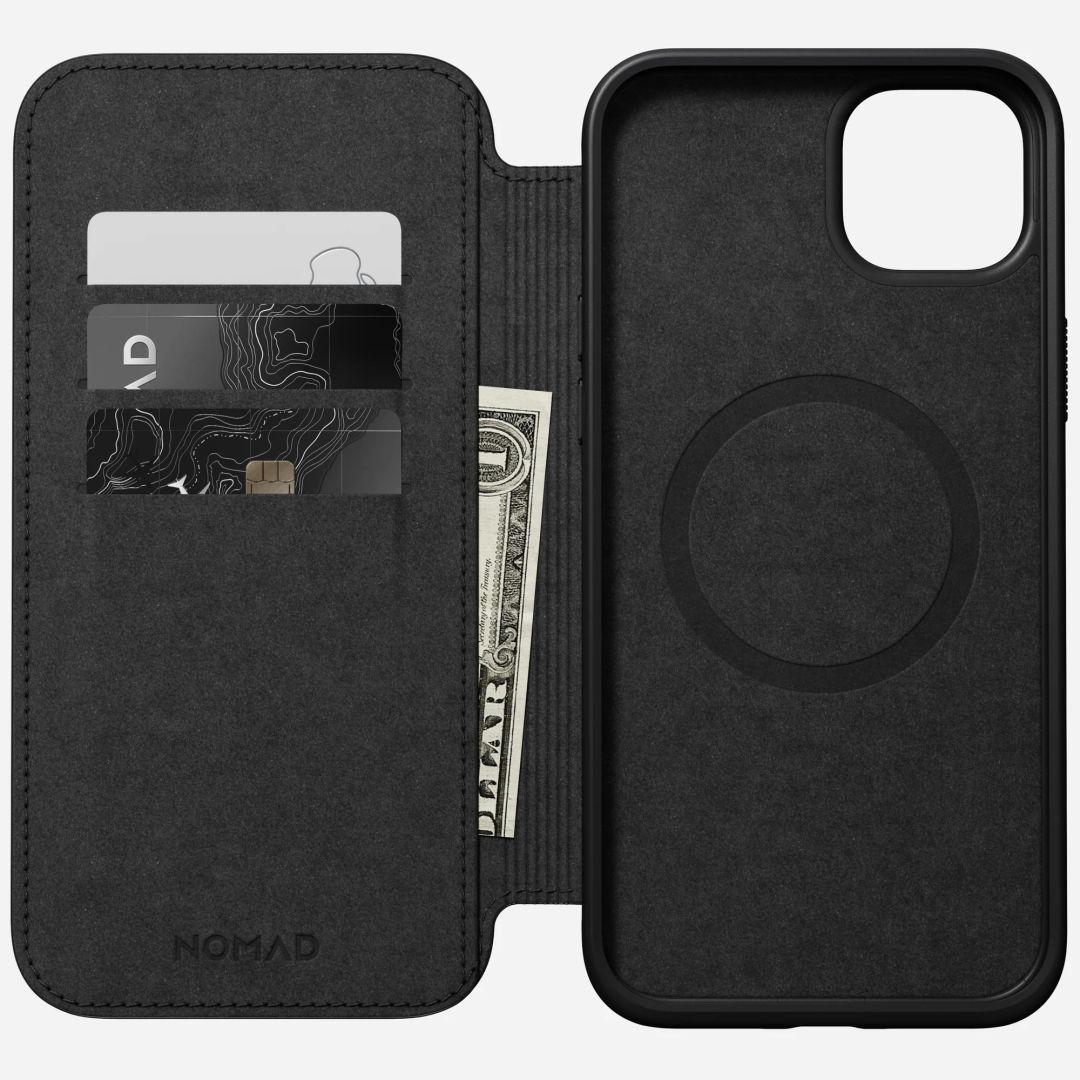 Nomad Modern Leather Case for iPhone 15 Plus English Tan