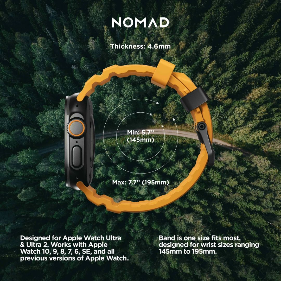 Nomad Rocky Point Band for AW 49/45/44/42mm Black/Sol Nomad Rocky Point Band for AW 49/45/44/42mm Black/Sol