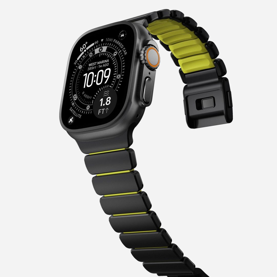 Nomad Stratos Band FKM for AW 45/46/49mm Black Titanium Volt Nomad Stratos Band FKM for AW 45/46/49mm Black Titanium Volt