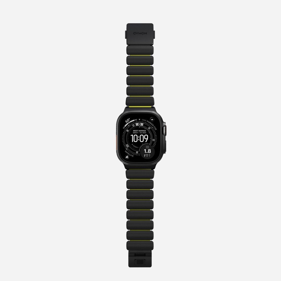 Nomad Stratos Band FKM for AW 45/46/49mm Black Titanium Volt Nomad Stratos Band FKM for AW 45/46/49mm Black Titanium Volt