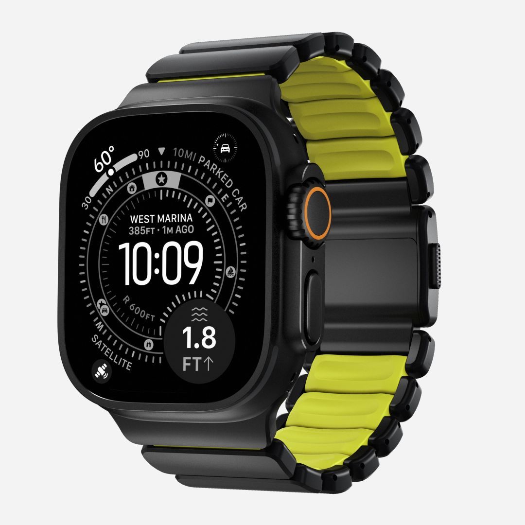 Nomad Stratos Band FKM for AW 45/46/49mm Black Titanium Volt Nomad Stratos Band FKM for AW 45/46/49mm Black Titanium Volt