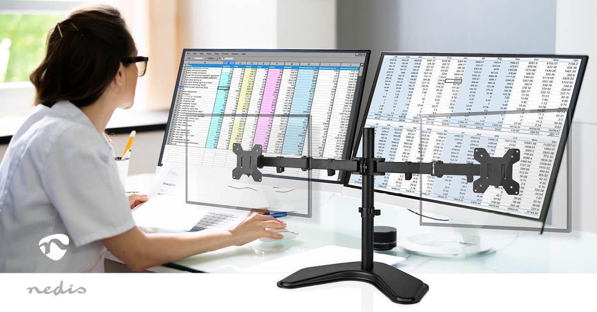 Nedis Desk Monitor Mount 15-32" Black Nedis Desk Monitor Mount 15-32" Black