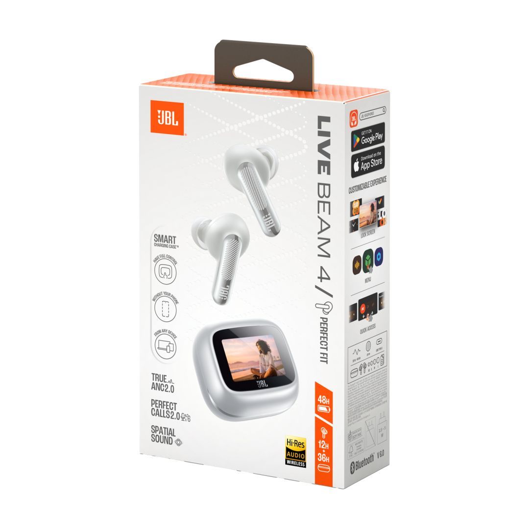 JBL Live Beam 4 Bluetooth Headset Silver JBL Live Beam 4 Bluetooth Headset Silver