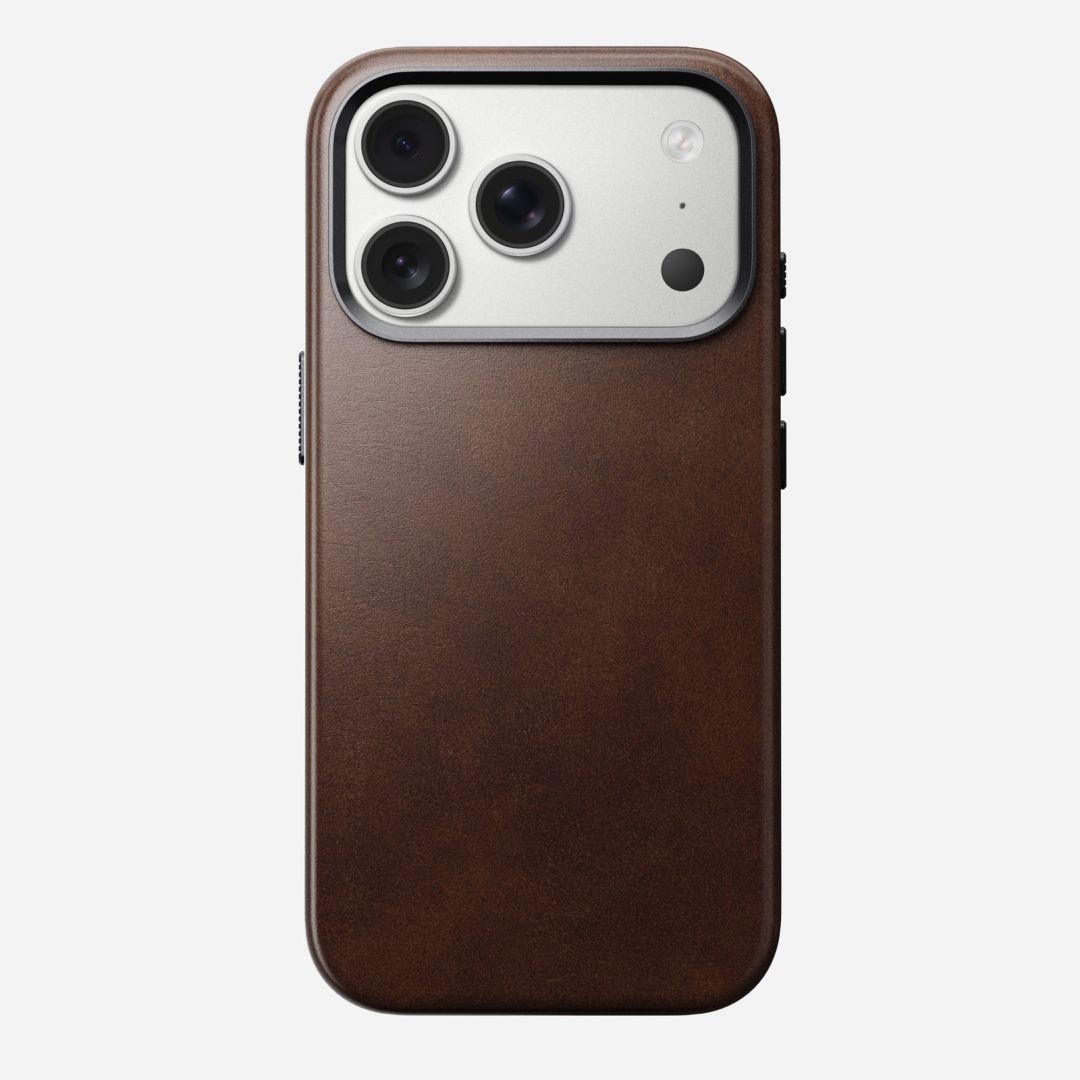 Nomad Traditional Leather (Horween) case for iPhone 17 Pro Rustic Brown Nomad Traditional Leather (Horween) case for iPhone 17 Pro Rustic Brown