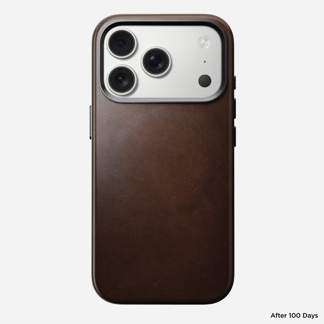 Nomad Traditional Leather (Horween) case for iPhone 17 Pro Rustic Brown Nomad Traditional Leather (Horween) case for iPhone 17 Pro Rustic Brown