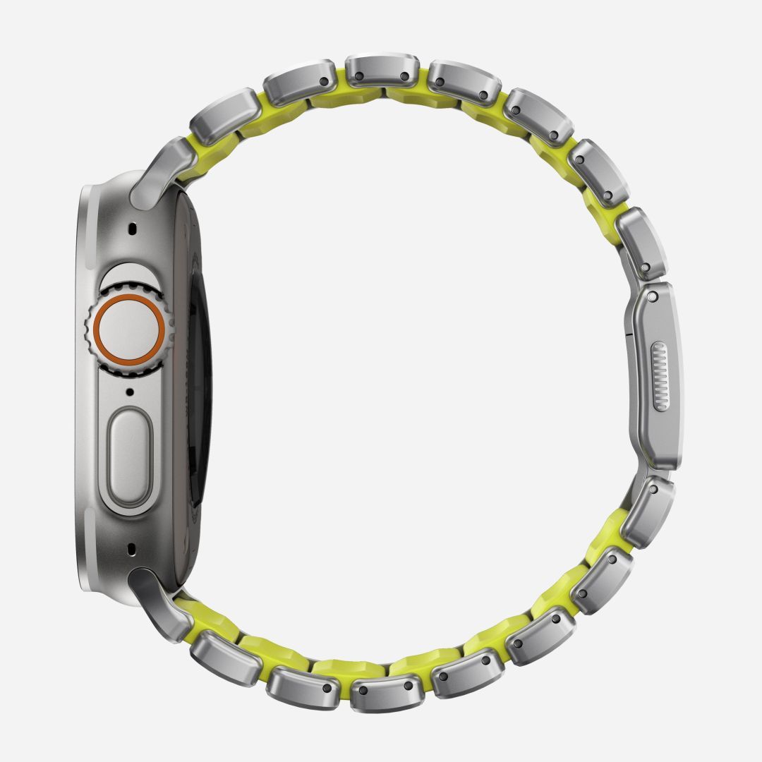 Nomad Stratos Band FKM for AW 45/46/49mm Natural Titanium Volt Nomad Stratos Band FKM for AW 45/46/49mm Natural Titanium Volt