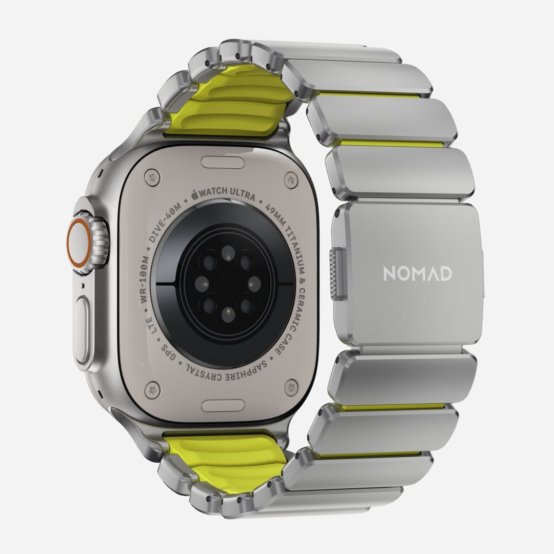 Nomad Stratos Band FKM for AW 45/46/49mm Natural Titanium Volt Nomad Stratos Band FKM for AW 45/46/49mm Natural Titanium Volt